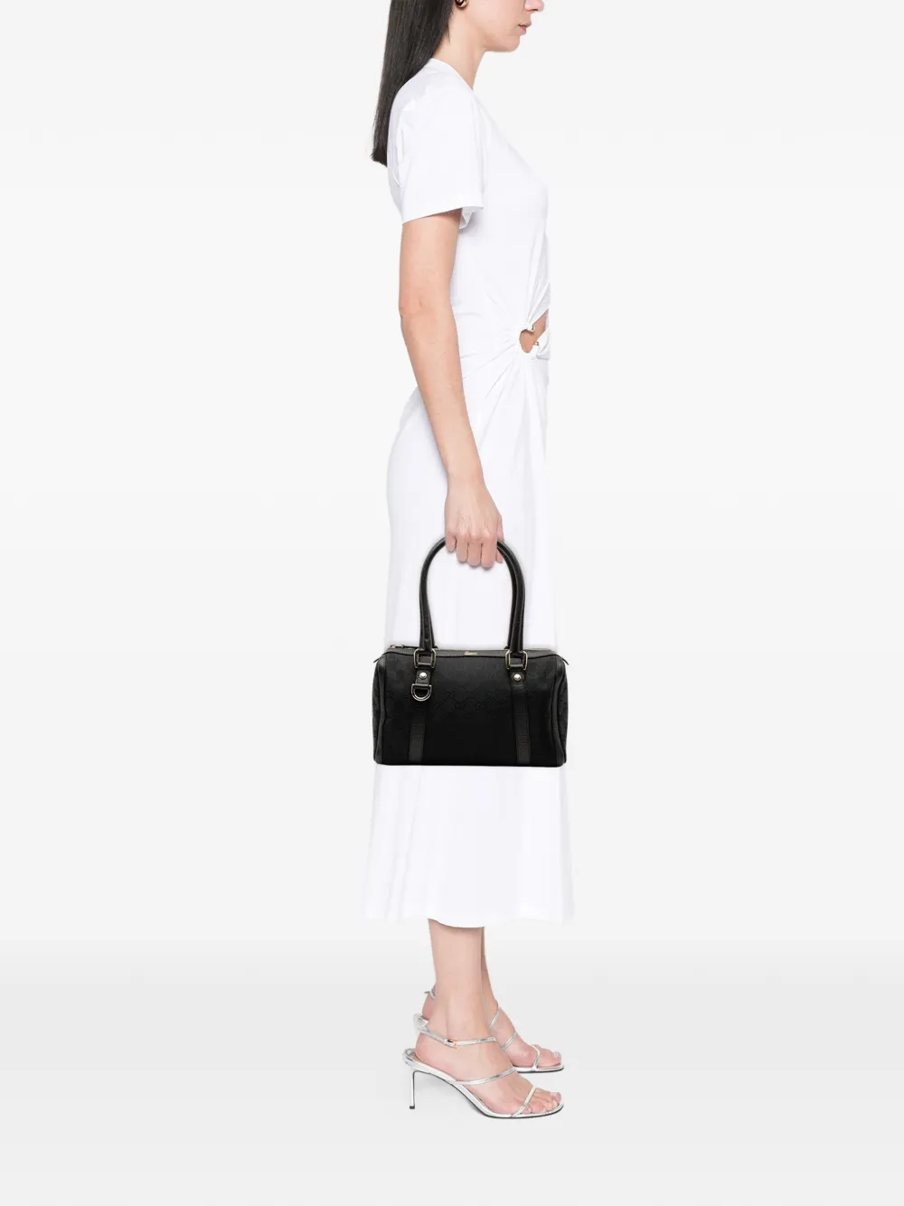 Gucci Pre-Owned 2000-2015 GG Canvas Abbey D Ring boston bag | Pre-Owned | Image 2