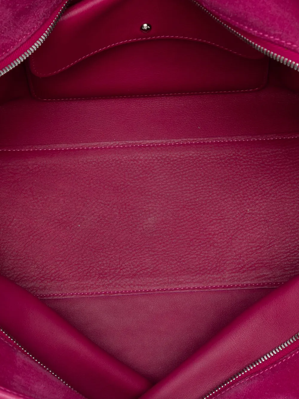 LOEWE Pre-owned 2013 Suede Amazona 36 Handbag In Pink