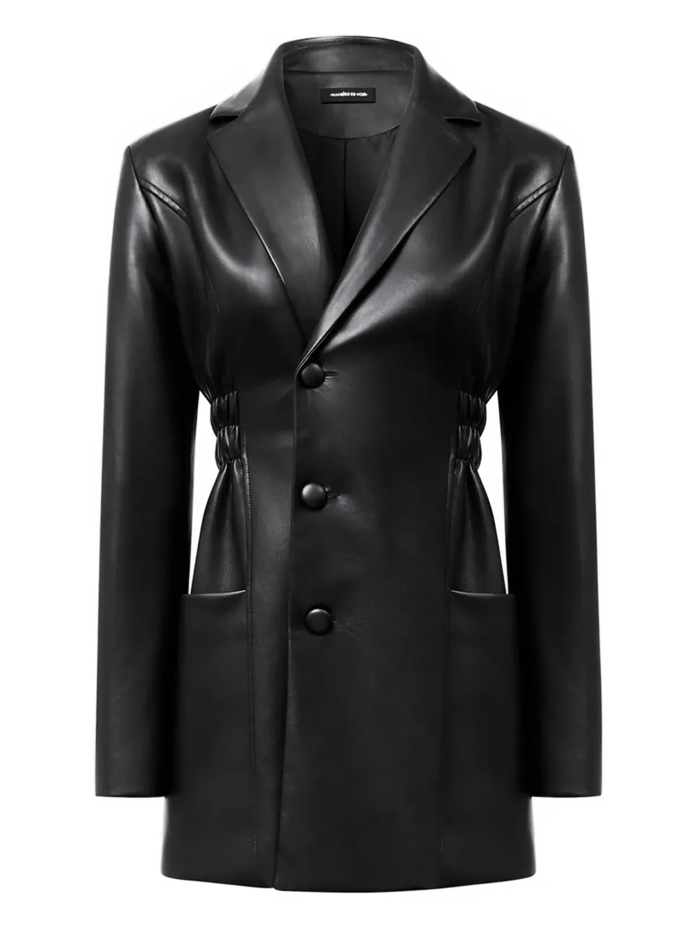 Manière De Voir double-breasted blazer dress - Nero