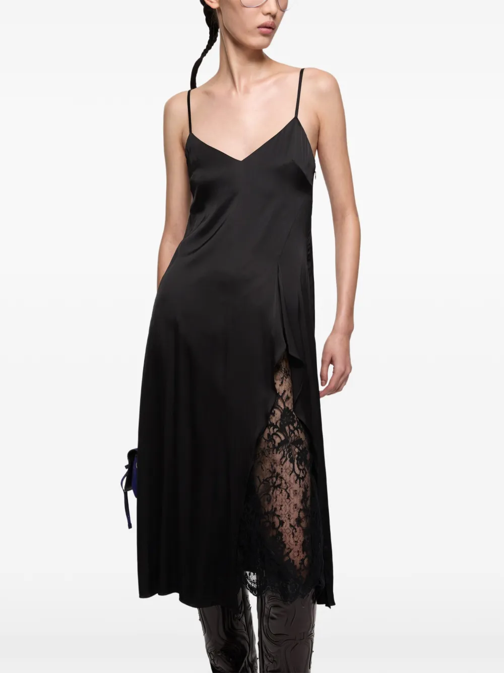  Acne Studios V-neck Dress - Black 