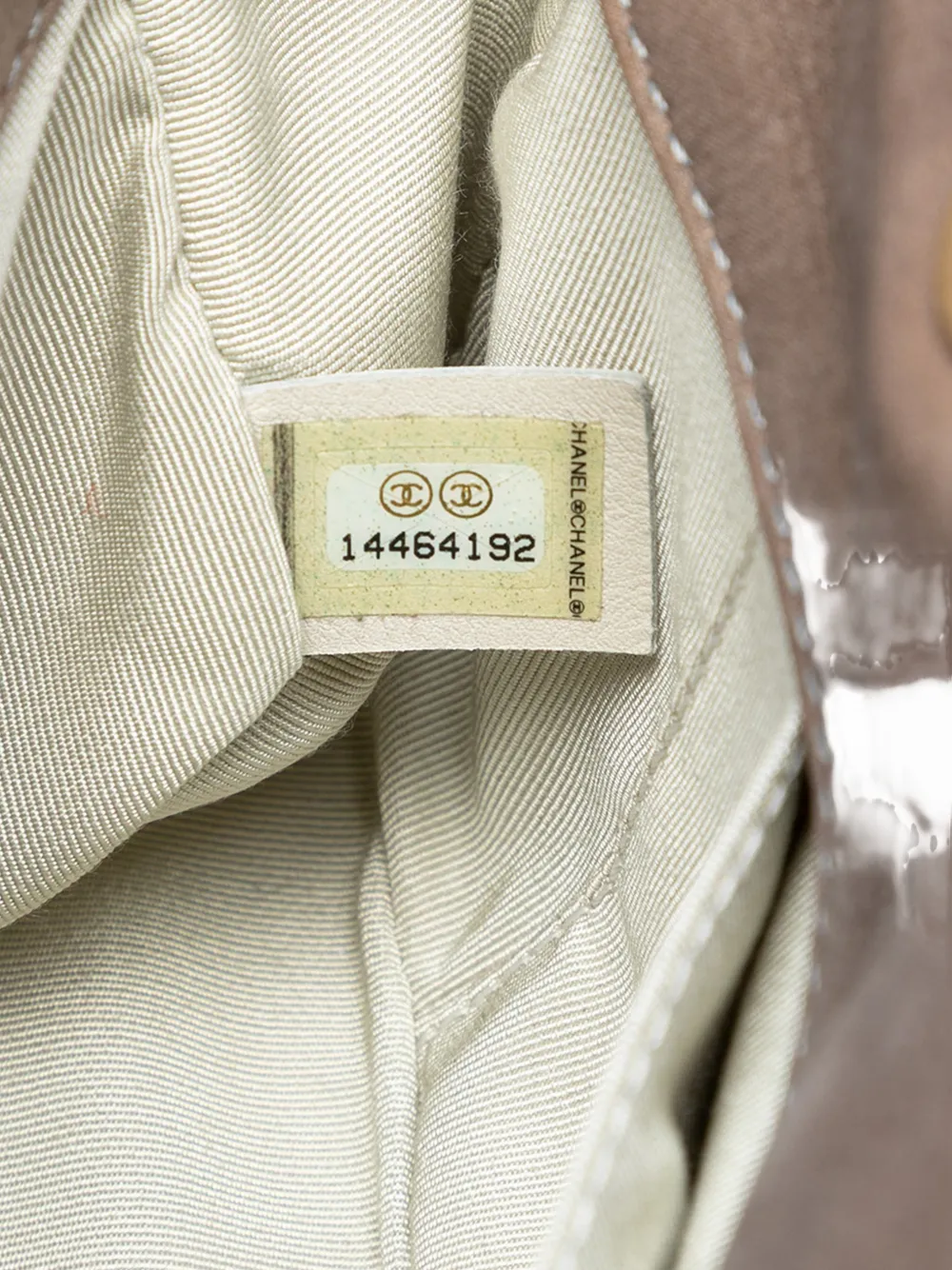 Pre-owned Chanel 2010-2011 Small Quilted Lambskin And Tweed Chain Flap Shoulder Bag In Brown