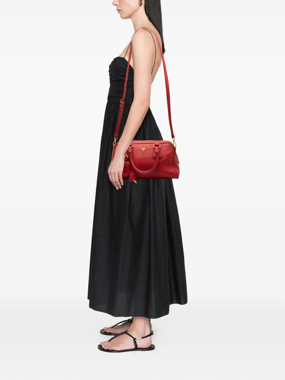 Prada Pre-Owned 2010-2025 Vitello Daino Bauletto Bag satchel | Estilos de archivo | Image 2