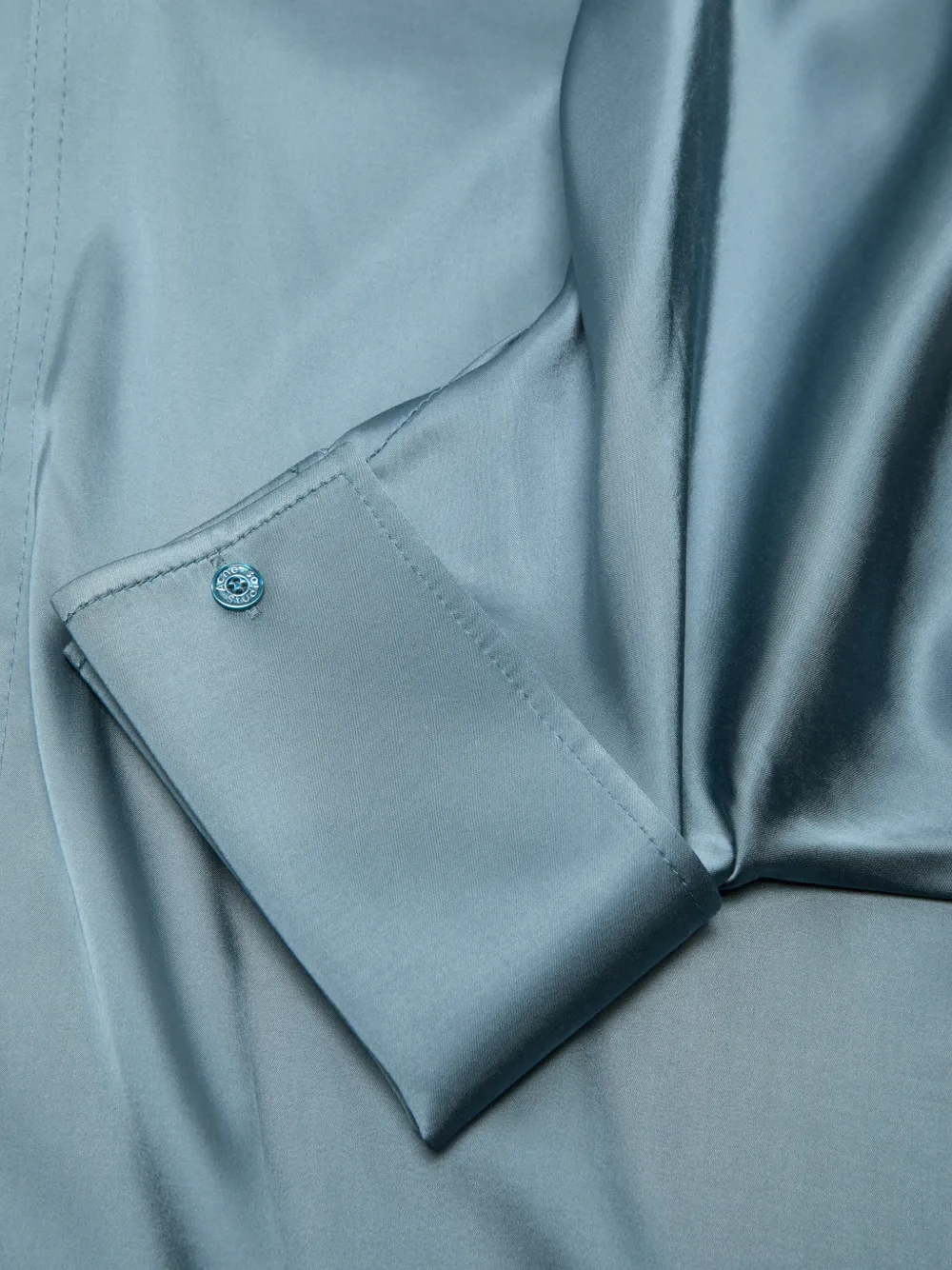 Acne Studios Satijnen tuniekjurk Blauw