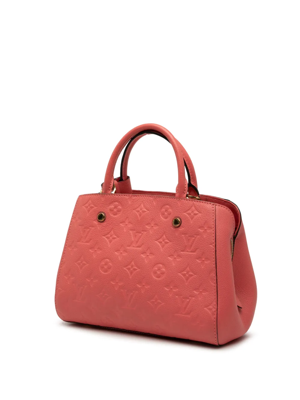 LOUIS VUITTON Pre-owned 2016 Monogram Empreinte Montaigne Bb Satchel In Pink