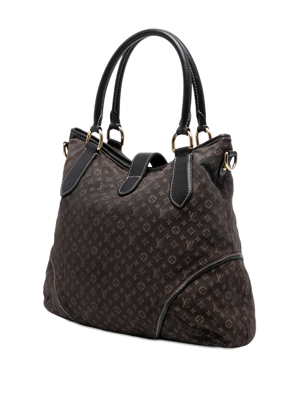 Pre-owned Louis Vuitton 2005-2020 Monogram Idylle Elegie Satchel In Brown