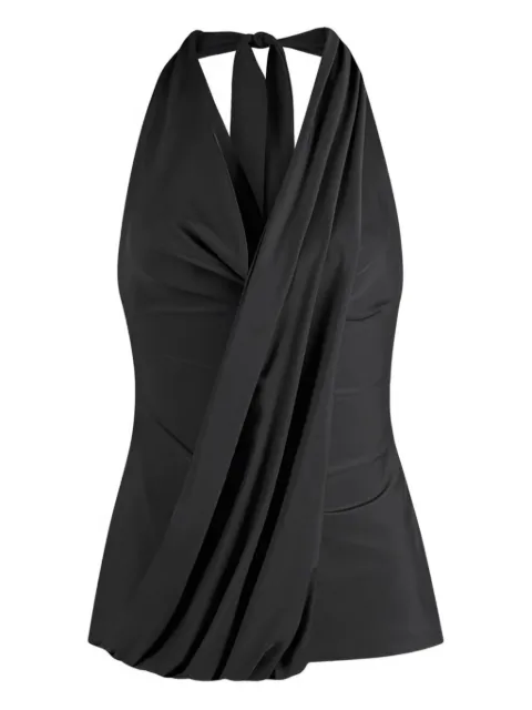 Manière De Voir draped halterneck top