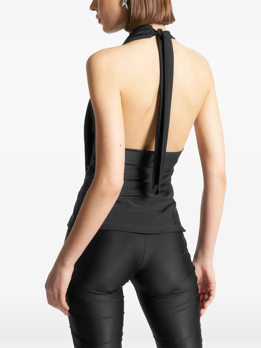 Draped Halterneck Top