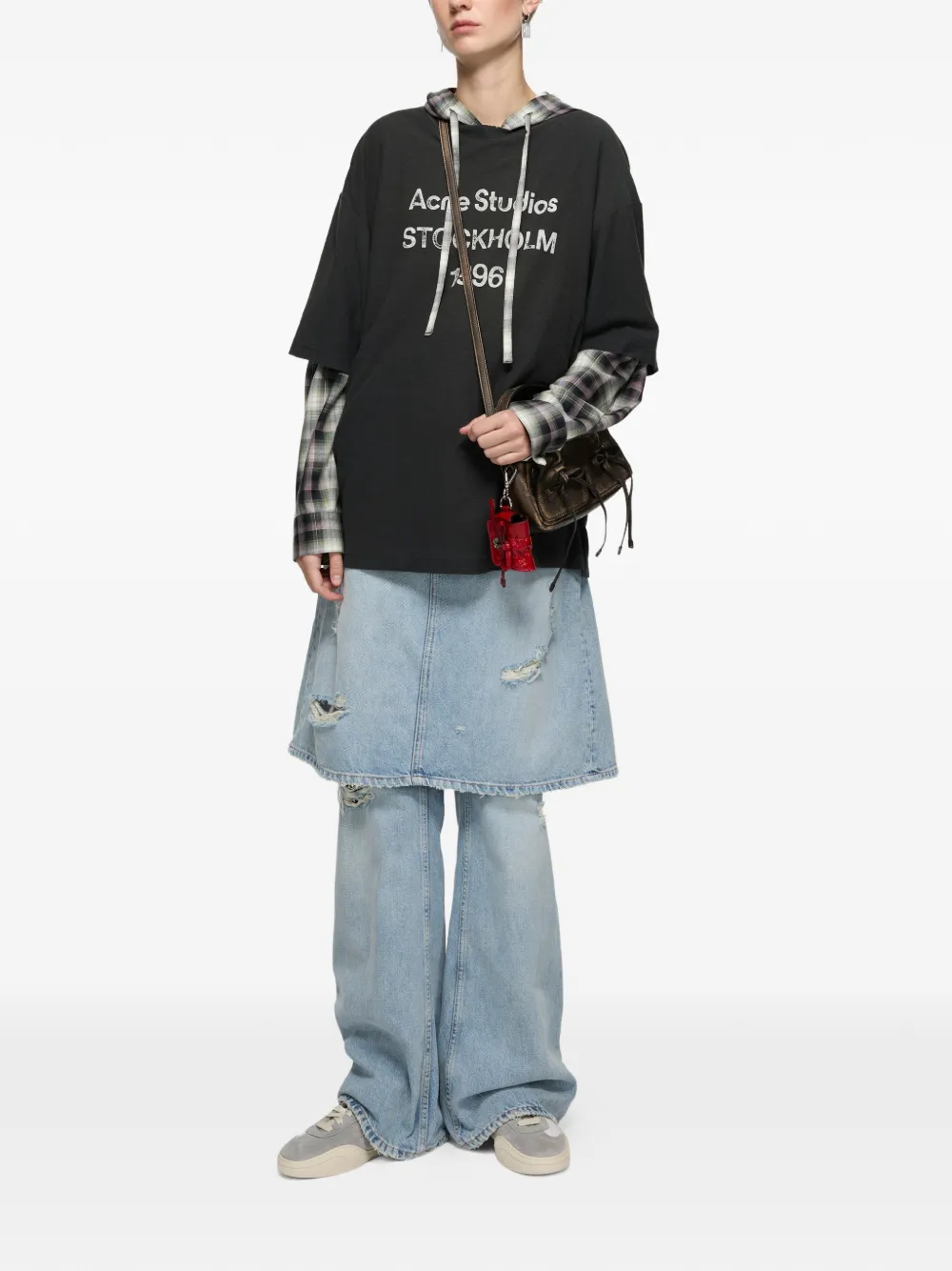 Acne Studios Sneakers met vlakken Wit