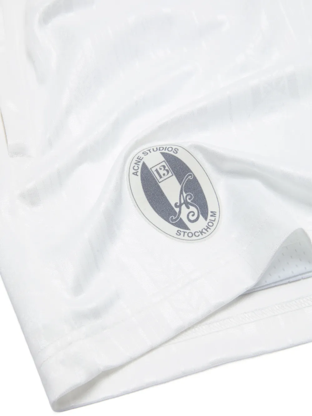 Acne Studios Shorts met logo Wit