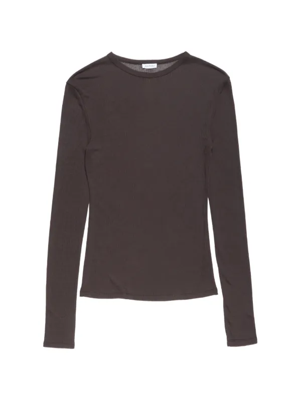 Acne Studios Thin Long-sleeve T-shirt in Brown