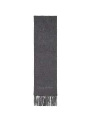 OUR LEGACY Estate Fuzzy Fringe Scarf | Grey | FARFETCH