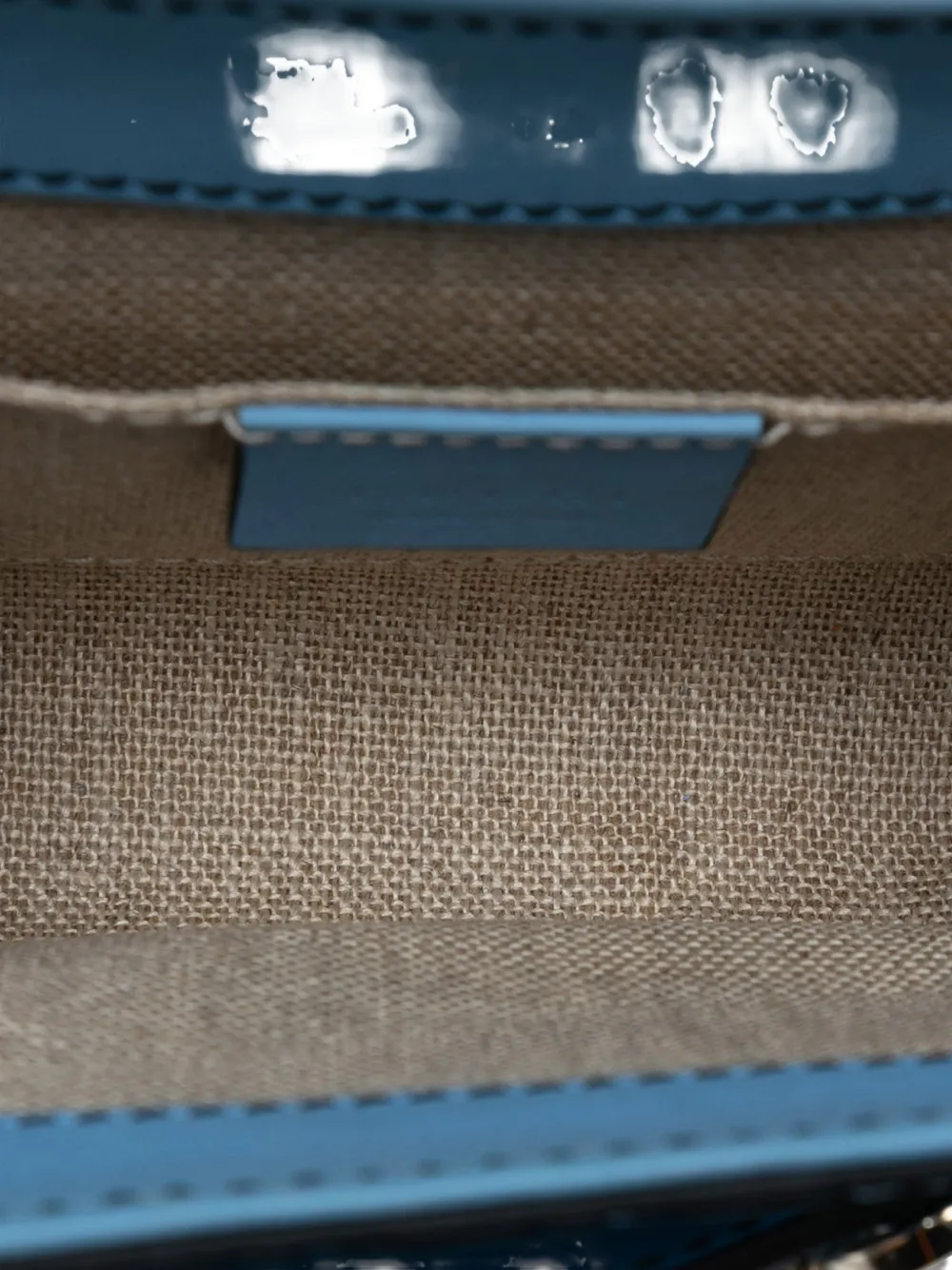 Pre-owned Gucci 2016-2025 Mini Microssima Emily Crossbody Bag In Blue