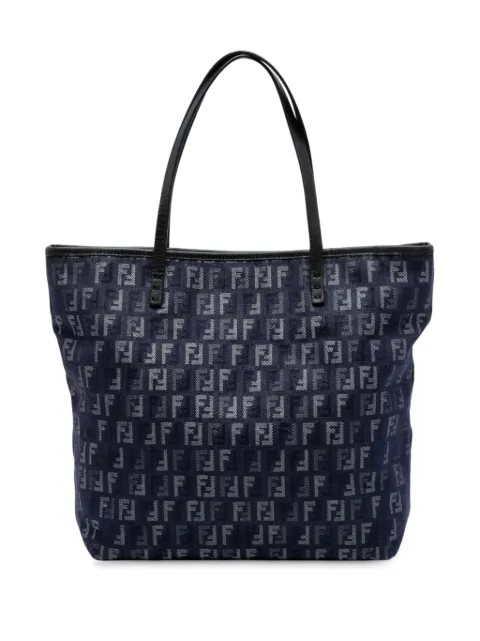 Fendi Pre-Owned شنطة عملية 'زوكينو دنيم' 2000-2010