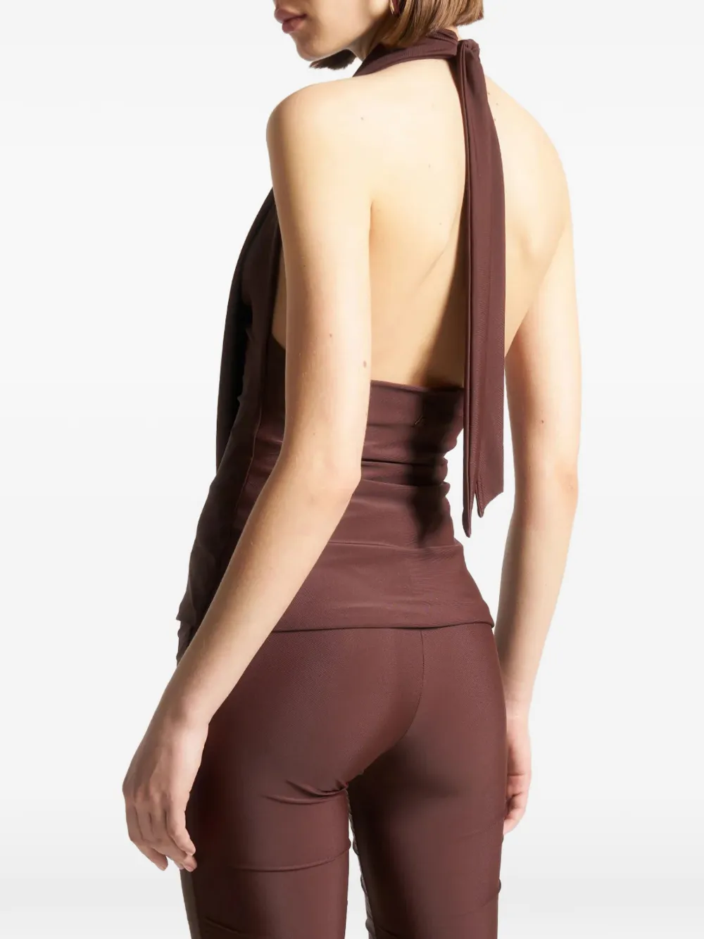 Manière De Voir Top met halternek Bruin