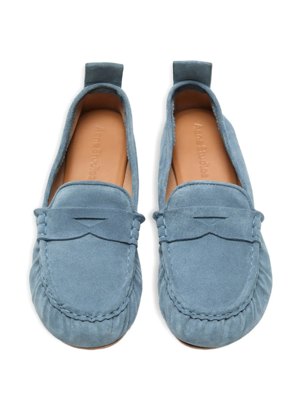 Acne Studios Suède loafers Blauw