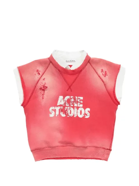 Acne Studios distressed graphic top