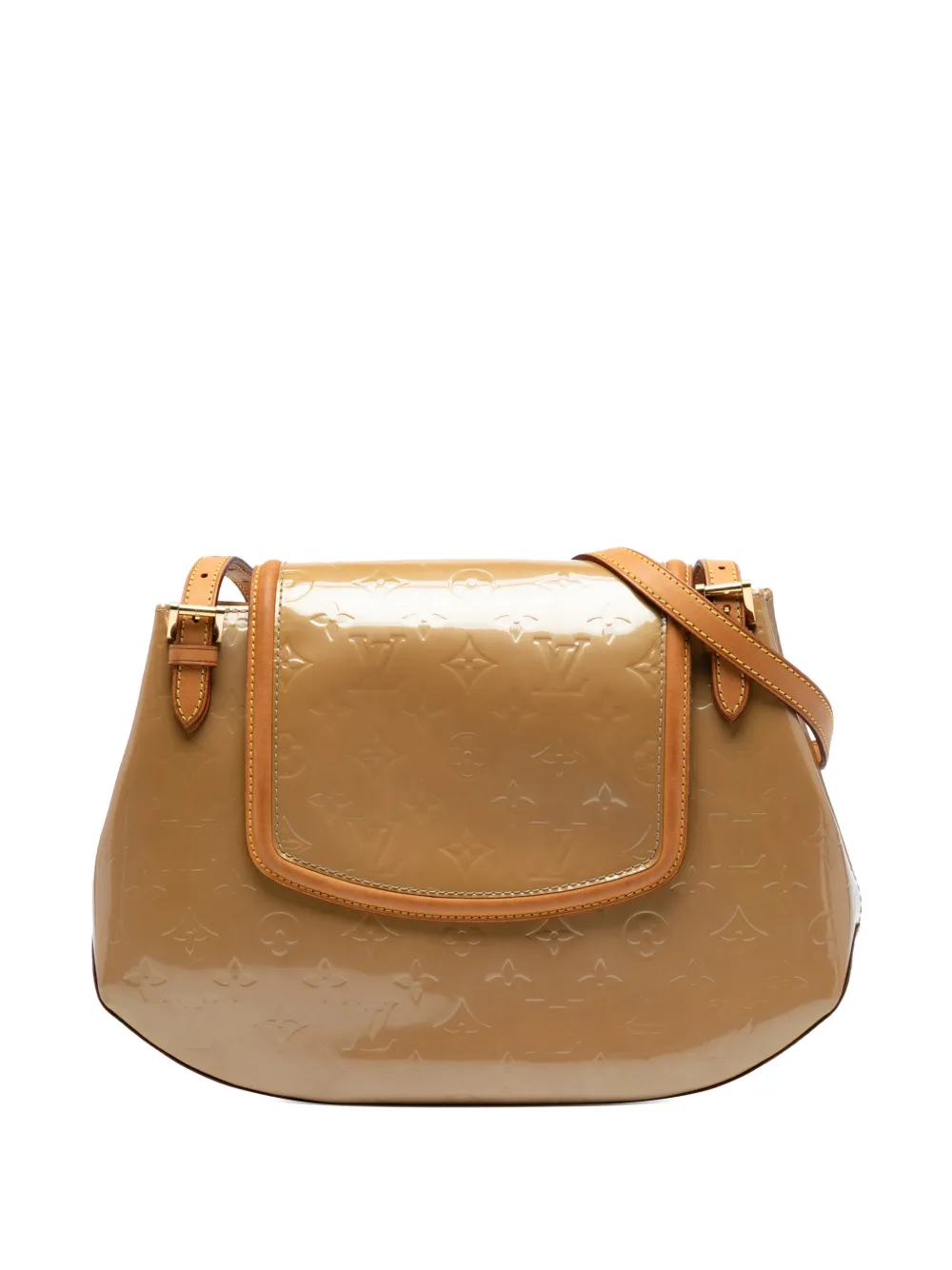 Louis Vuitton Pre-Owned 2005 Monogram Vernis Biscayne Bay GM shoulder bag - Marrone