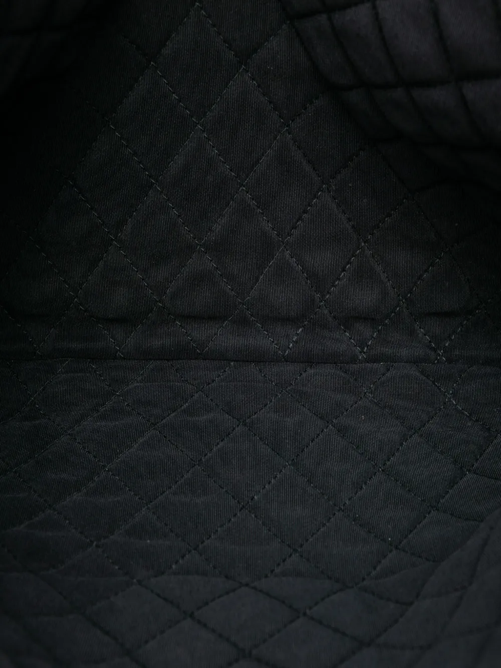 Pre-owned Chanel 2017-2018 Large Quilted Caviar Golden Class O Case Clutch Bag In Black