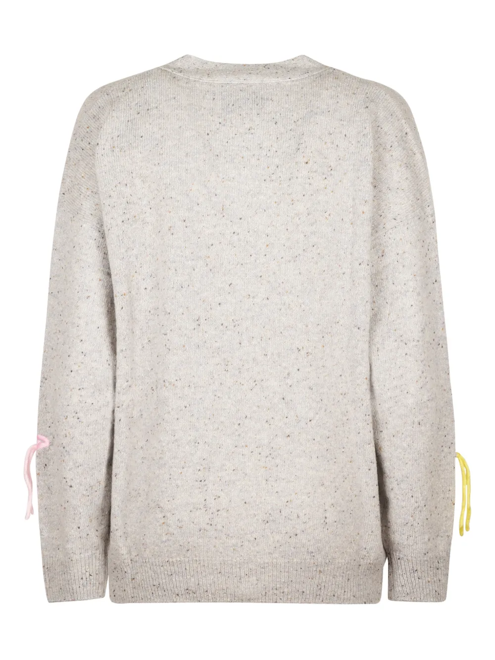 Mc2 Saint Barth X Warner Bros V-neck Cardigan In Neutral