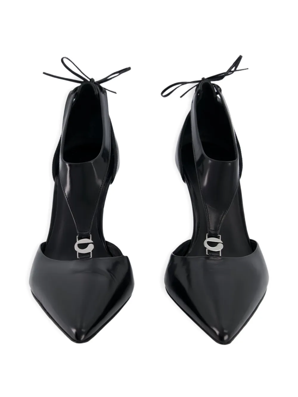 Coperni T-bar Wedge Heeled Pumps In Black