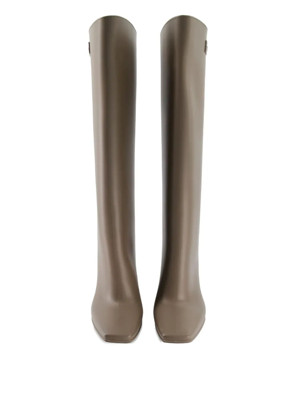 Coperni Bridge Square-toe Boots In Brown