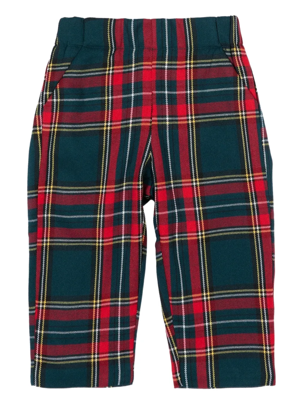 La Stupenderia tartan-pattern pocket trousers - Blu