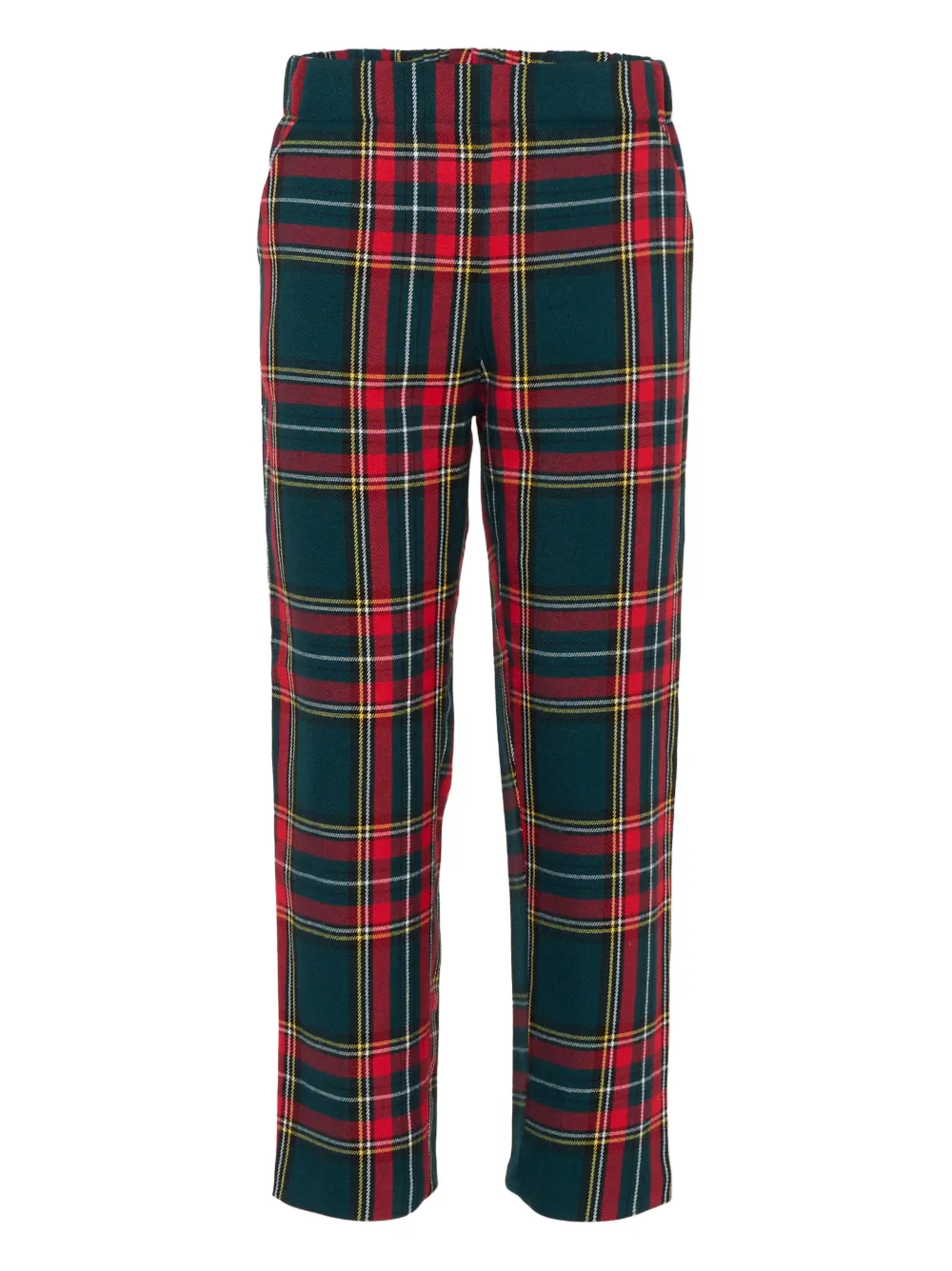La Stupenderia tartan-pattern pocket trousers | Red | Image 1