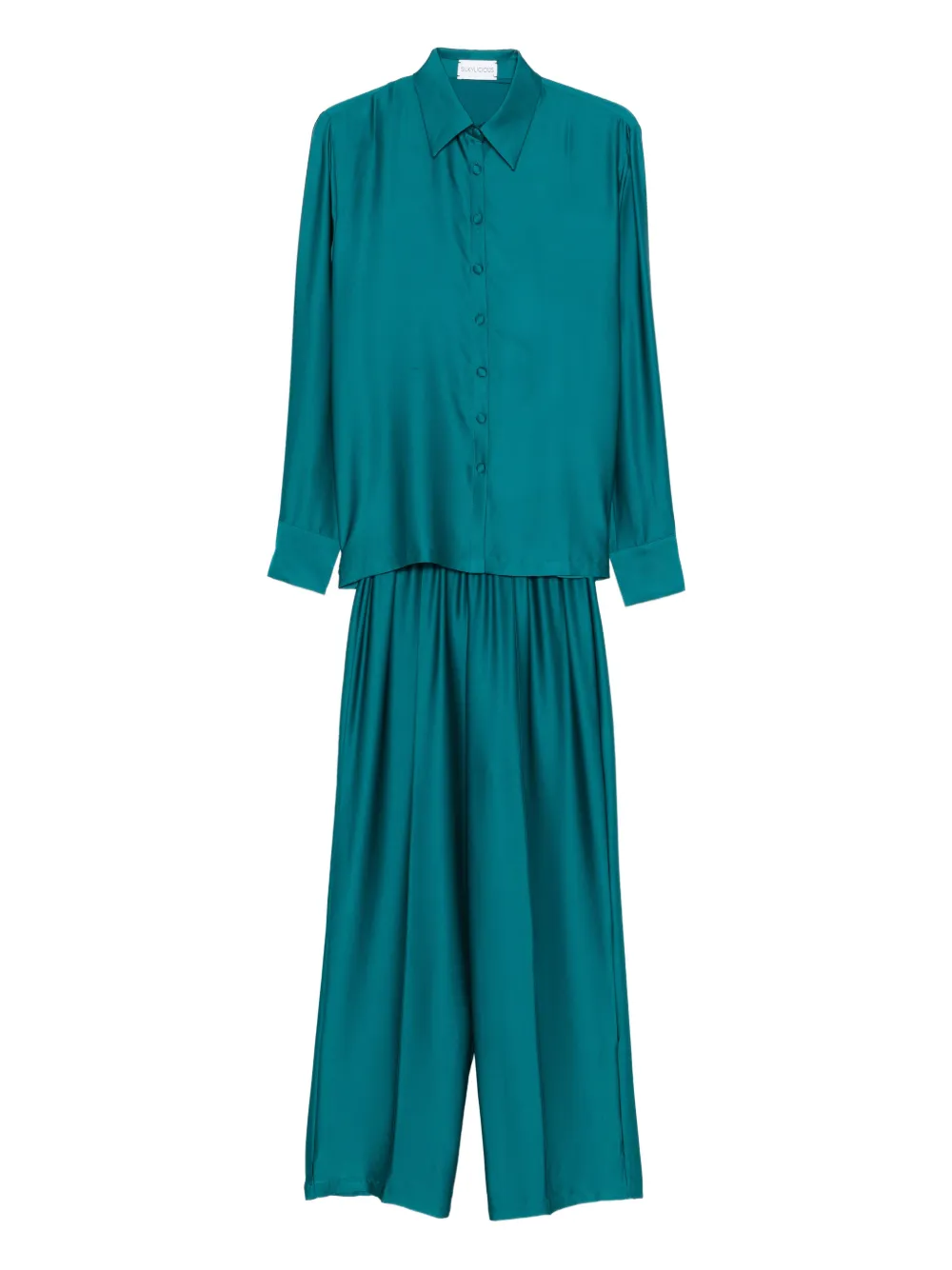 SILKYLICIOUS Fiora trousers set | Green | Image 1