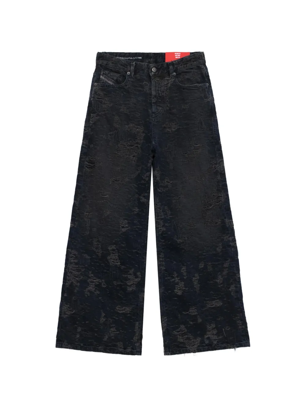 Diesel 1996 distressed jeans - Nero