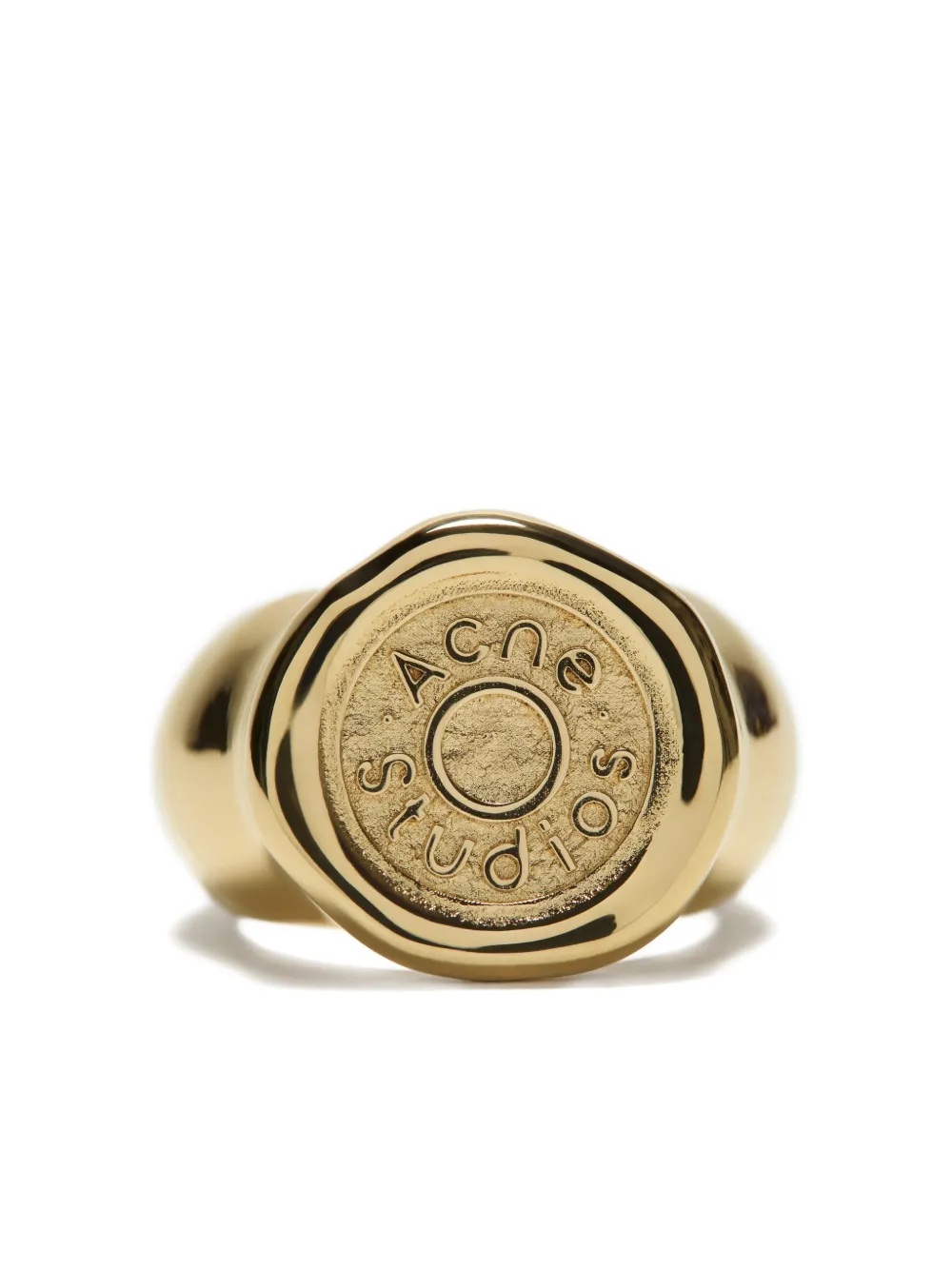 Acne Studios logo ring - Oro
