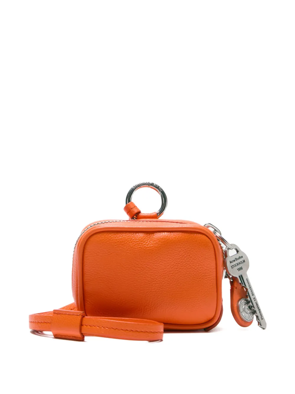 Acne Studios zip lanyard wallet - Arancione