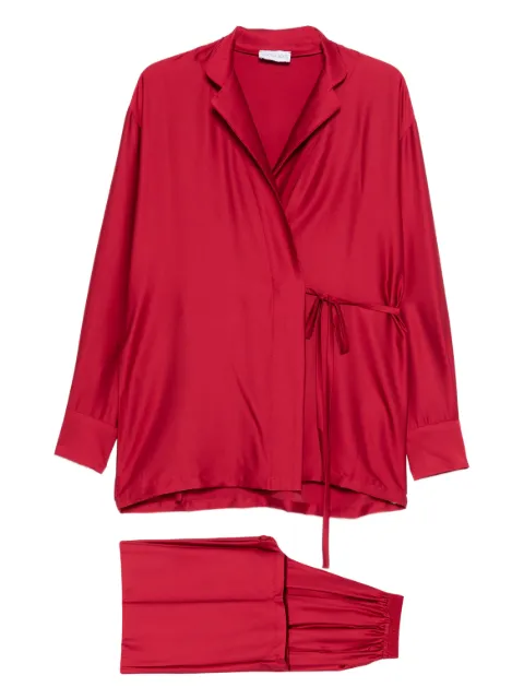 SILKYLICIOUS conjunto de chaqueta con detalle de lazo