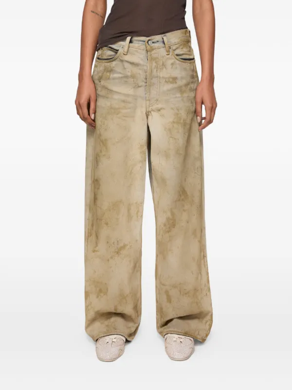 Acne Studios デニムパンツ | ニュートラル | FARFETCH JP