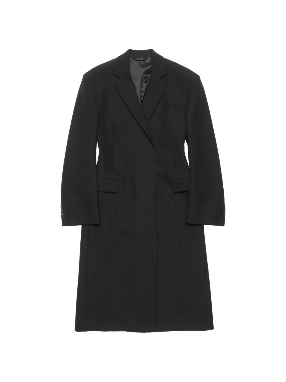 Acne Studios wool double-breasted coat - Black