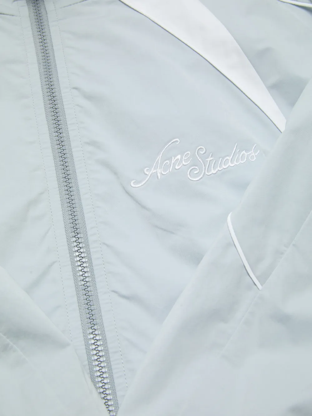 Acne Studios Jack met geborduurd logo Blauw