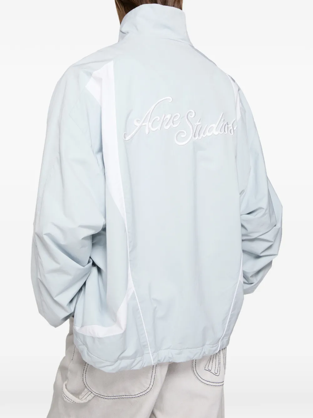  Acne Studios Logo-embroidered Jacket - Blue 