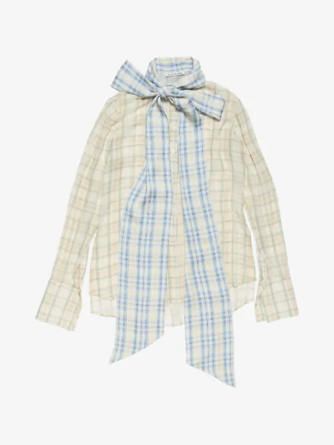 Acne Studios silk blouse with scarf