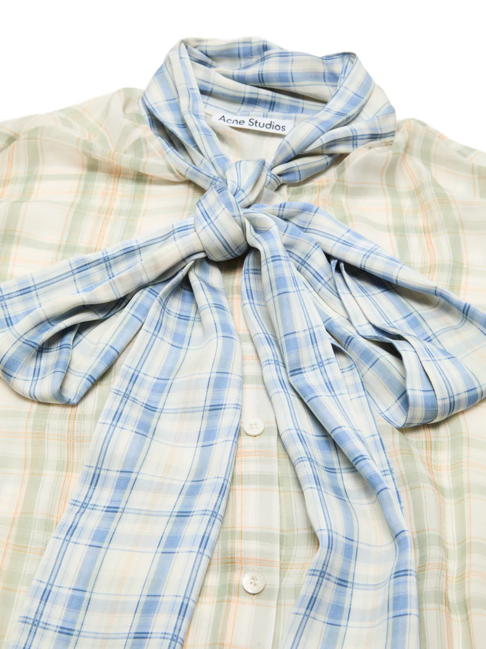  Acne Studios Check-pattern Shirt - Neutrals 