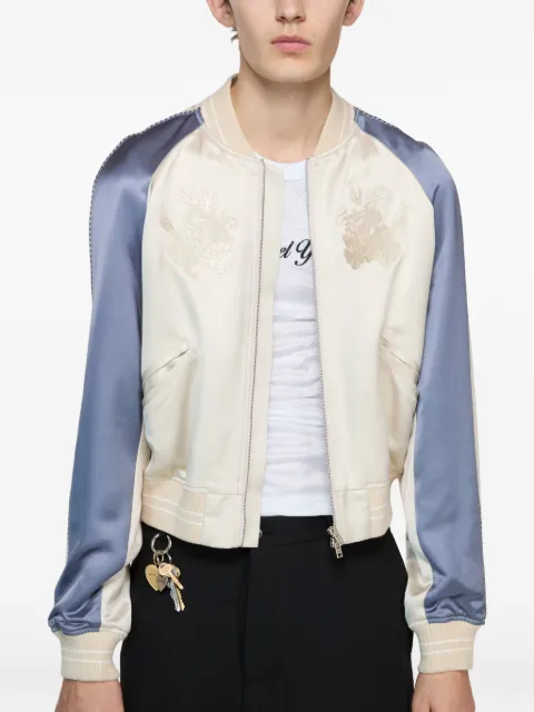 Acne Studios logo-embroidered bomber jacket