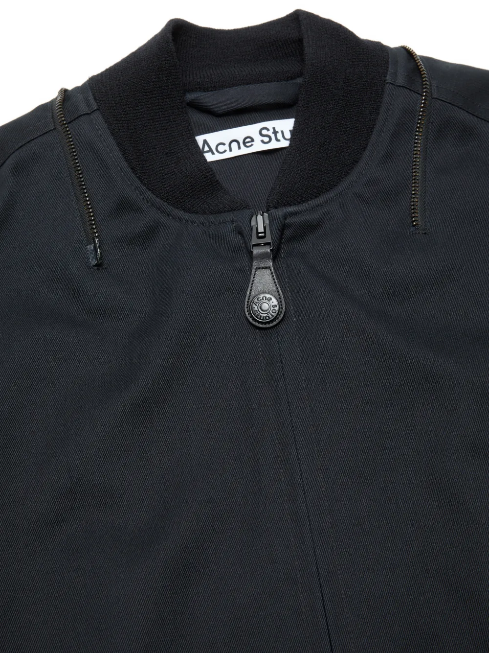 Acne Studios ジップアップ フーデッドコート | ブラック | FARFETCH JP