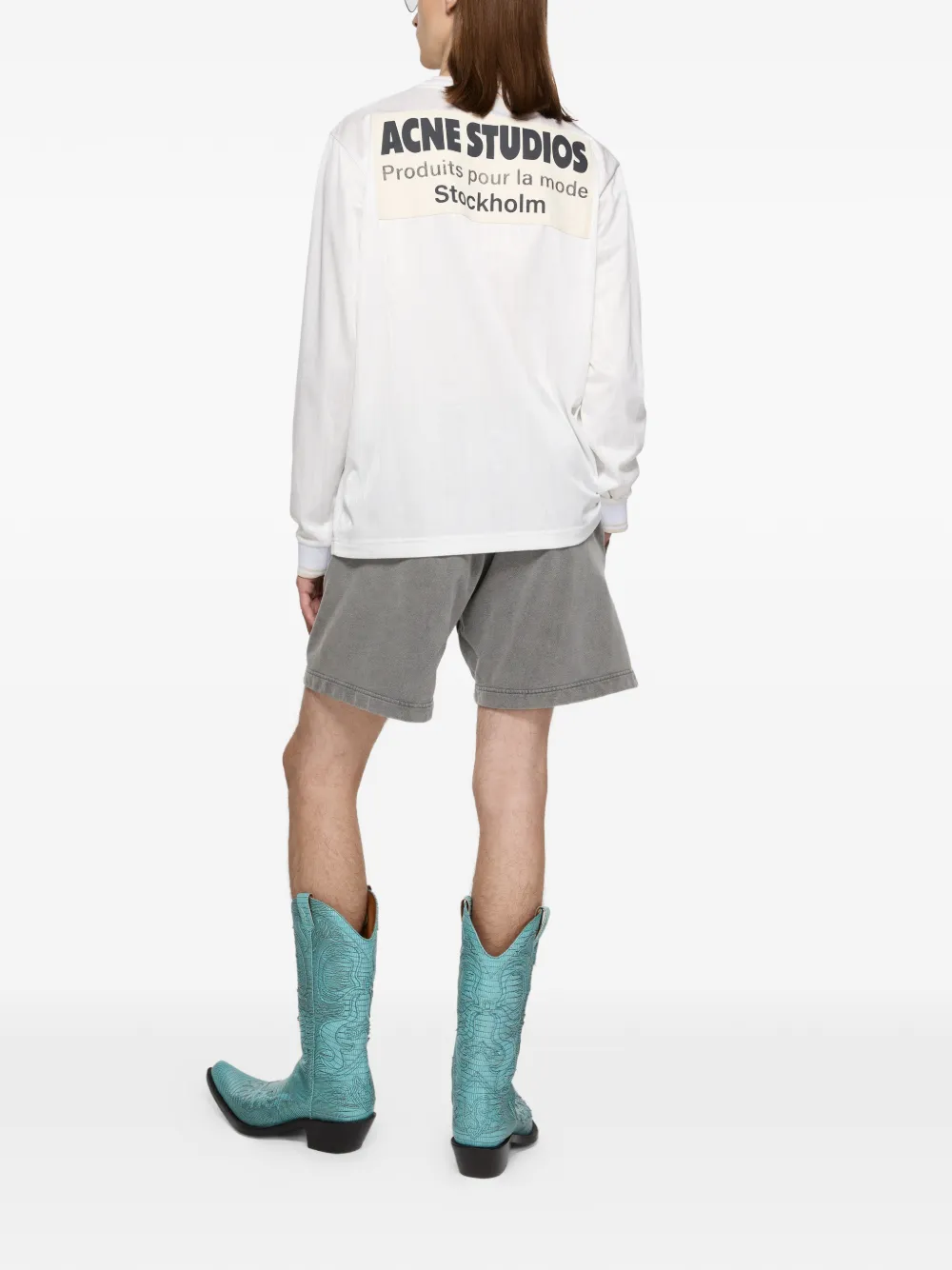  Acne Studios Long-sleeve Print T-shirt - White 
