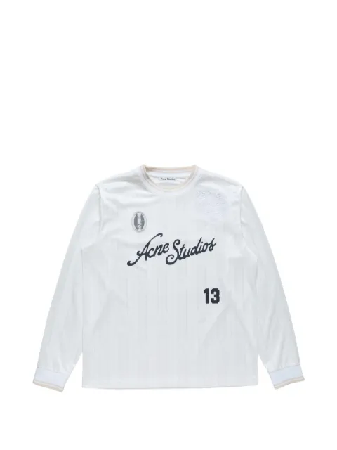 Acne Studios playera manga larga con estampado