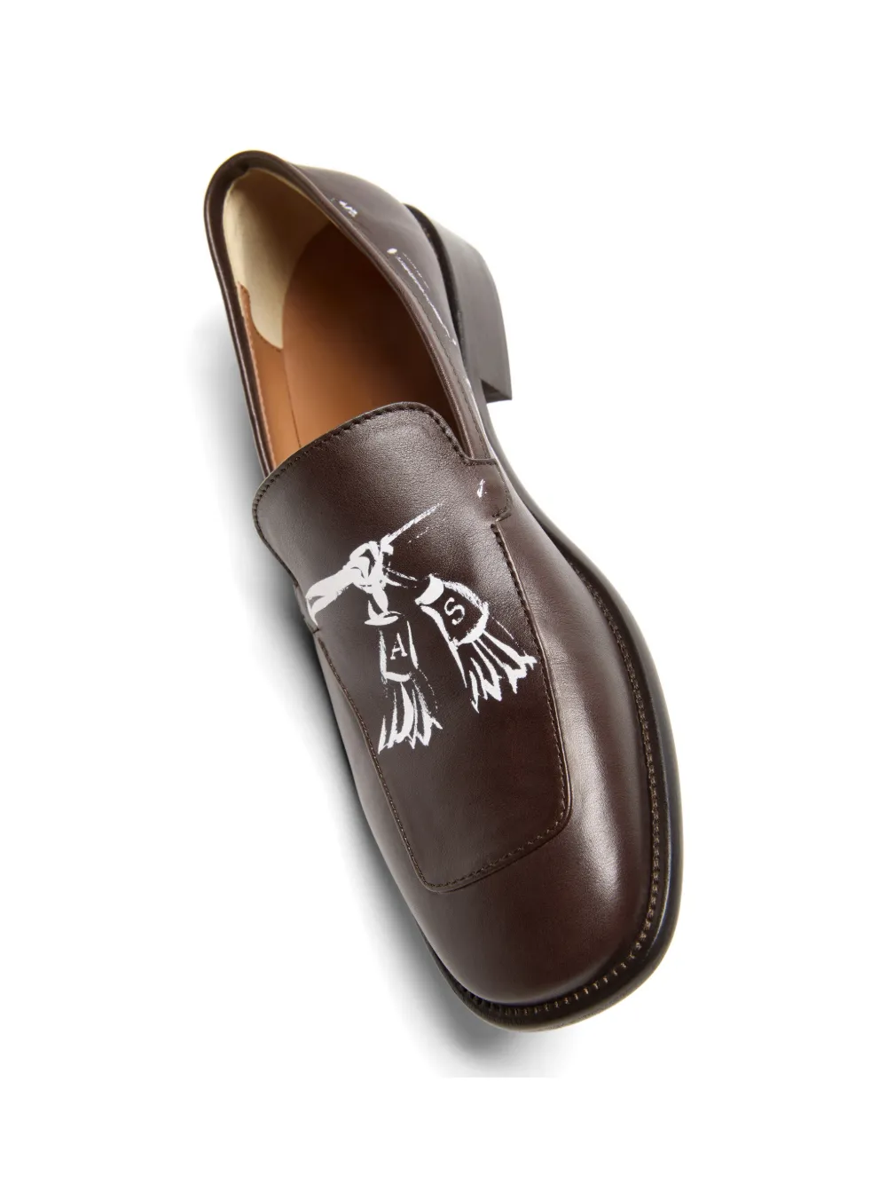 Acne Studios Bootschoenen met grafische print Bruin