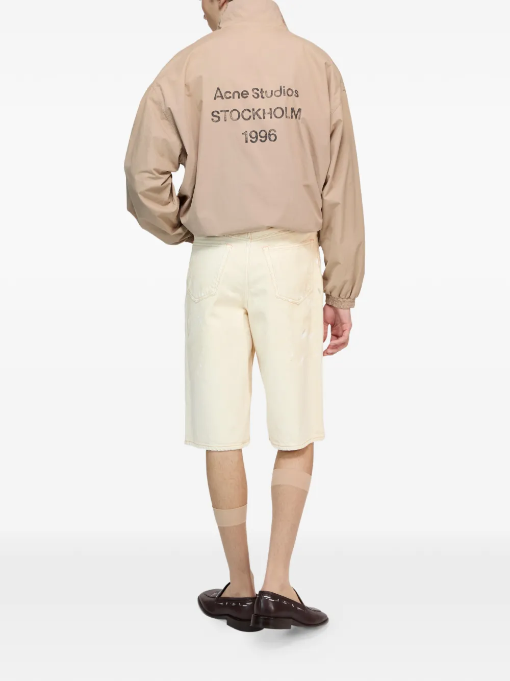  Acne Studios Patch Shorts - Neutrals 