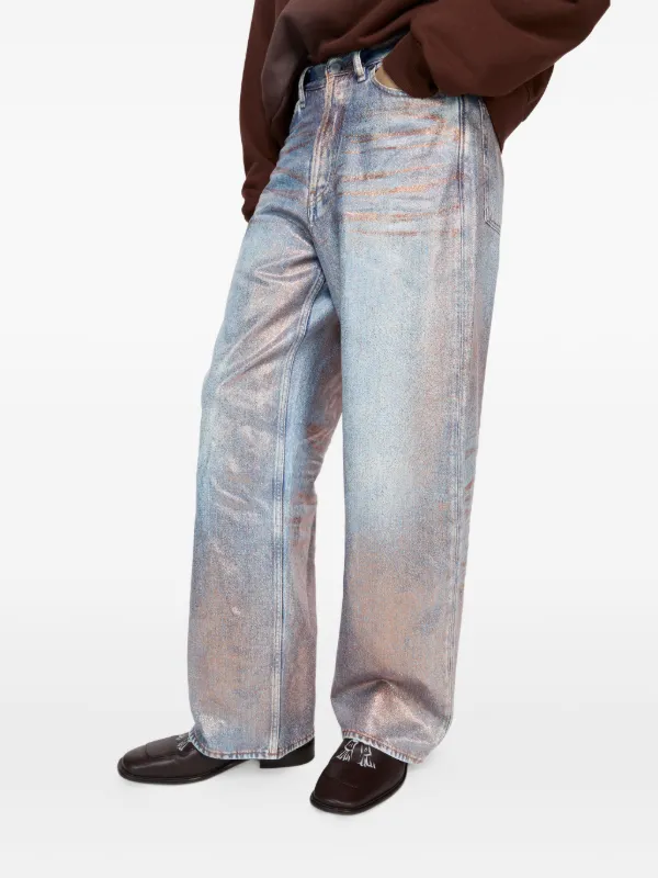 Acne Studios LOOSE GLITTER デニム1981 M Acne Studios Loose Glitter Jeans – 1981 | Blue | FARFETCH