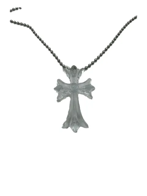 Chrome Hearts cross-pendant necklace