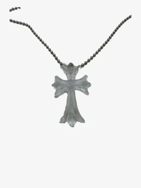 Chrome Hearts cross-pendant necklace
