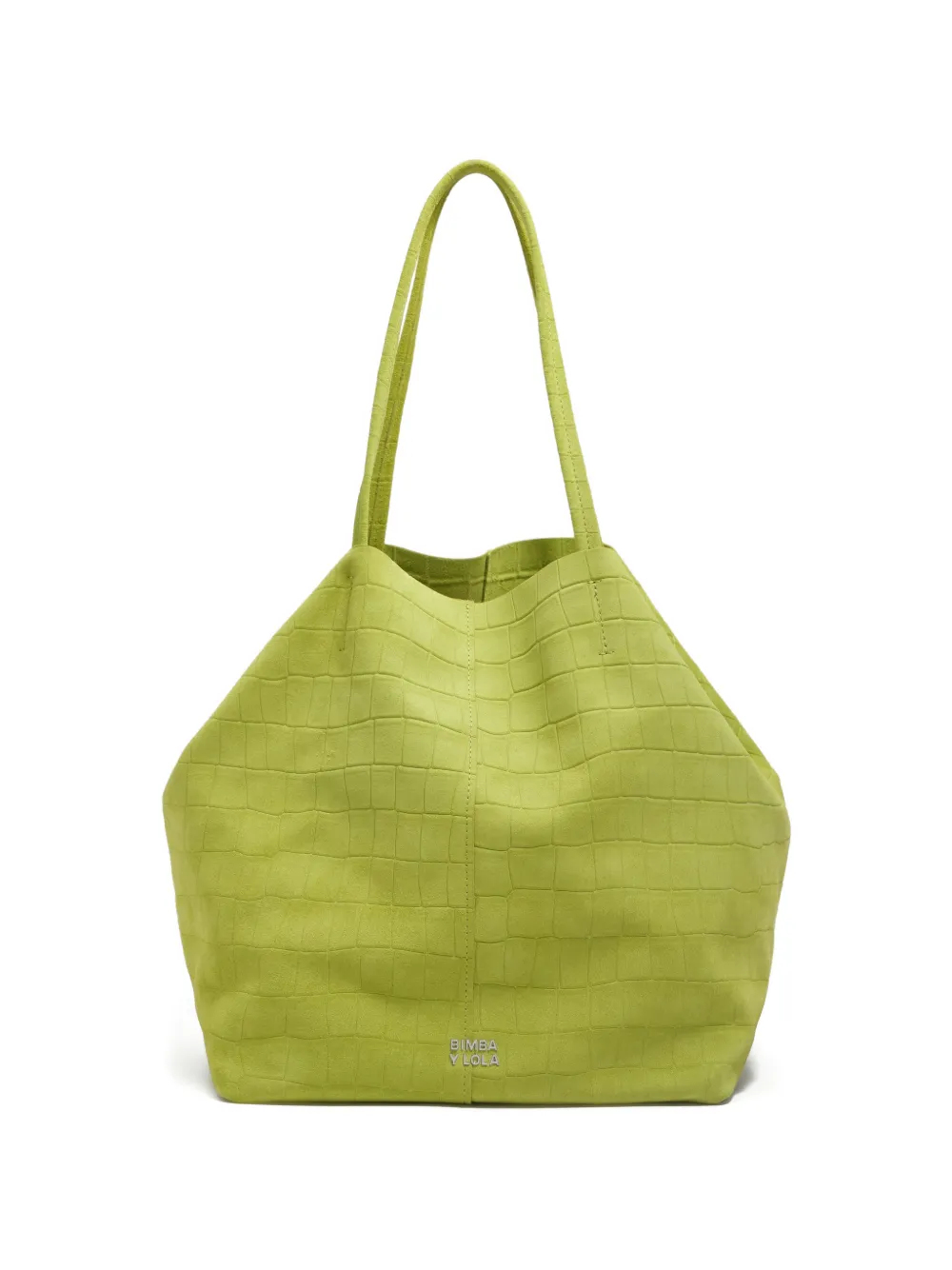 Bimba y Lola Borsa tote goffrata - Verde