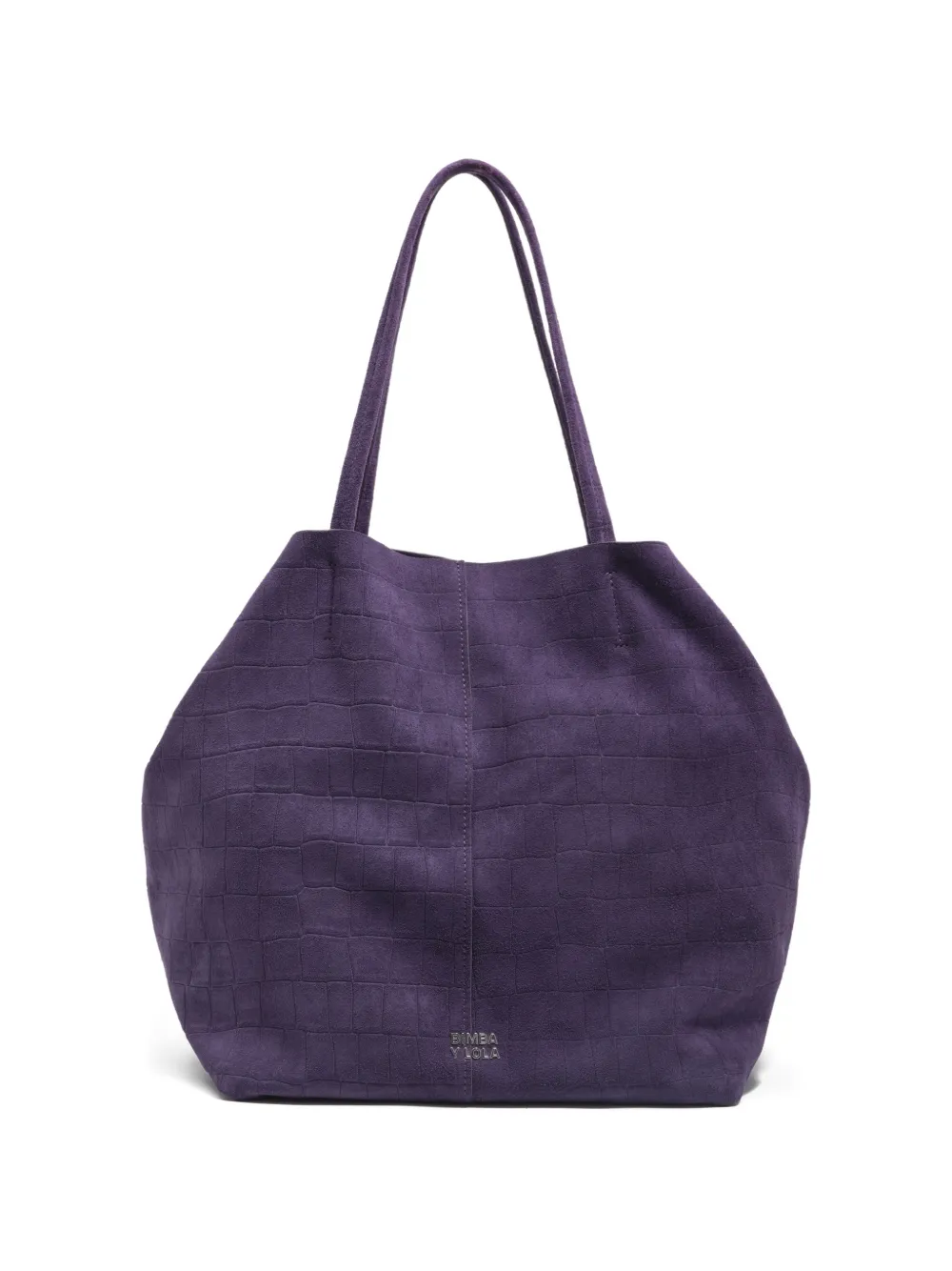 Bimba y Lola Borsa tote goffrata - Viola