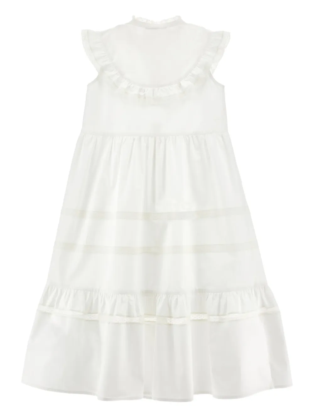 Philosophy Di Lorenzo Serafini Kids Jurk met ruches Wit